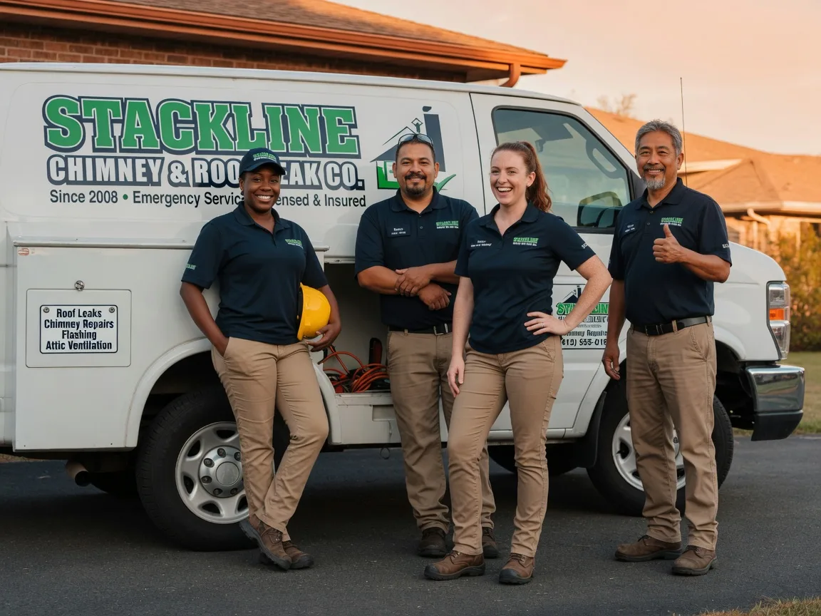 Chimney flashing repair company in Waldo, KS
